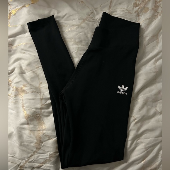 Adidas Black Leggings - Picture 1 of 5